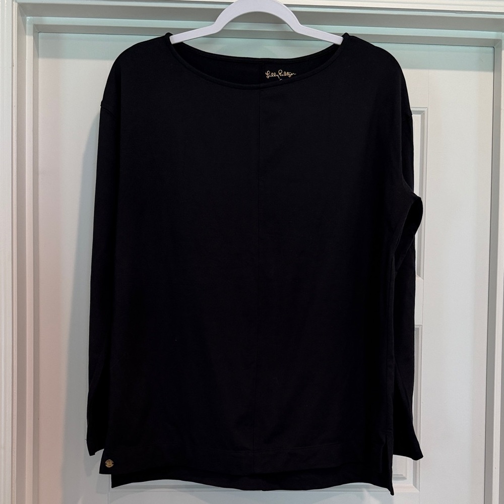 Lilly Pulitzer Black Long Sleeve Top
